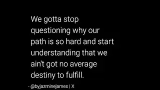 Weak men flee. Strong 💪 men evolve & awaken to their own potential.