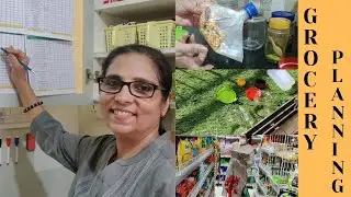 Indian Grocery Shopping Plan/Ideal Grocery List/4 steps for budget friendly & NoWastage grocery plan