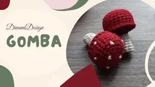 Amigurumi  gomba horgolása kezdőknek, gomba ceruzadísz,  #ősz #horgoláskezdőknek #horgoltgomba
