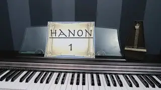 Hanon #1 warm-up exercise