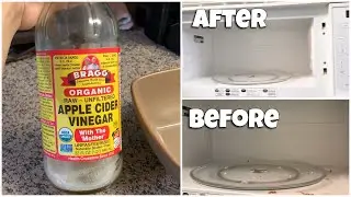 How To Clean A Microwave With Apple Cider Vinegar | Microwave Cleaning Hacks Vinegar