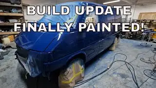 VW T4 Camper Van Build Update | Full Bodywork Repair & Fresh Indian Blue Paint Job