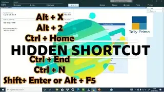 Tally Prime Hidden Shortcut keys || Part-2 ||Shortuct Keys Tally Prime || Tally Prime ke sabhi short