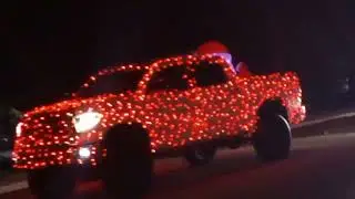 Jeep/ truck Christmas lights parade