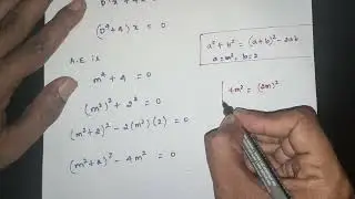 BMATE301 Module 1 | Model Question Paper 2 ( Q. 1a) | Higher order differential equations |