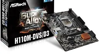Asrock h110m-hdv (LGA1151) Unboxing