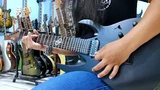 Sound review...!!! Gitar Solar 7 String copy High Quality 