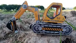 3D​ Puzzle *EXCAVATOR-BACKHOE* 😉🚜#DIY #CRARF #KIDDIY #3D #BENNYTV
