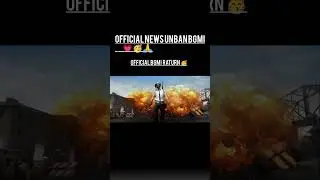 bgmi unban 🥳🥳🥳 #bgmivideos #bgmi #pubgmobile #unban #bgmi #official #news