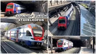 Züge beim Bahnhof Zürich Stadelhofen | Trains at Zurich Stadelhofen station (2019)