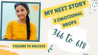 My Neet journey🥹🩺 | 3 emotional drop years😢| worrier to achiever🩺
