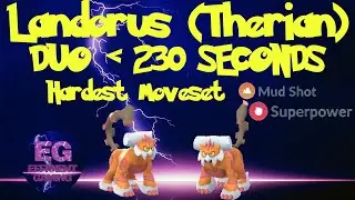 Landorus Therian Duo New Event Raid Battle - Mud Shot Superpower | Pokemon Go Speedrun Fight Guide