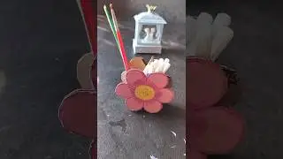Waste Material से बनाएं सुंदर फ्लावर होल्डर! 🌸 | DIY Desk Organizer #diy #cardboardcraft