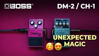 BOSS CH-1 Super Chorus + DM-2 Analog Delay | Dreamy &rsquo;80s Guitar Sound 🌊