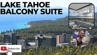 Harvey’s Lake Tahoe Balcony Suite Tour! You’ve GOTTA see this shower! 😱