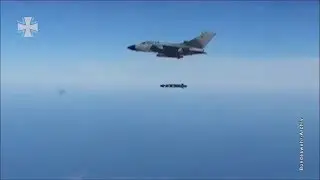 German Tornado testing the anti-bunker missile Taurus KEPD 350 in South Africa