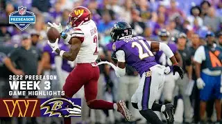 Washington Commanders vs. Baltimore Ravens Preseason Week 3 Highlights | 2022 NFL Season