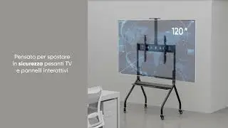 ONKRON TS2080 Supporto mobile per TV e pannelli interattivi