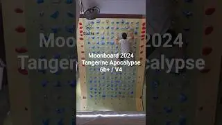 Moonboard Benchmark: Tangerine Apocalypse (6b+ / V4)