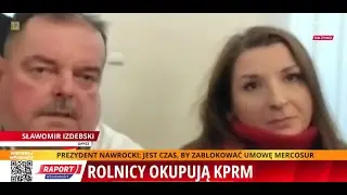 Rolnicy okupują KPRM! Domagają się spotkania z Donaldem Tuskiem!