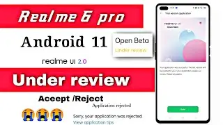 Realme 6 pro open beta application