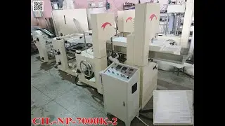2 lines 3 cutter Square napkin paper serviette tissue making machine