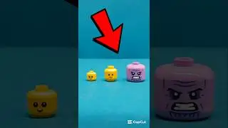 Every LEGO Minifigure head! #lego #shorts #legopieces #legosets #minifigures #legominifigures