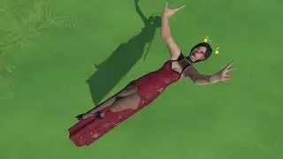 Flattened Girls Ada Wong Dress flattened (Malleable Girl Simulator 1.71)