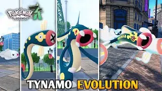 How To Evolve Tynamo Into Eelektrik And Eelektross - Mega Eelektross In Pokemon Legends ZA