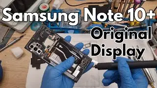 Samsung Note 10 Plus screen replacement - Full video 4K