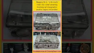 Nagra IV-L reel-to-reel Analog Magnetic Audio Tape Recorder  #cinemagear #filmphotography #35mm