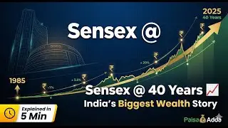 40 Years of Sensex | ₹1 Lakh Invested Then Is Worth How Much Today? | Paisa Adda