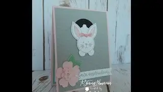 Punch Art Bunny Card