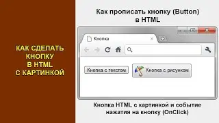 How to create a button in HTML. Button properties and the OnClick event