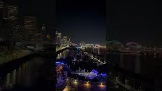 Seattle Downtown Night View From Pier 66 - United States