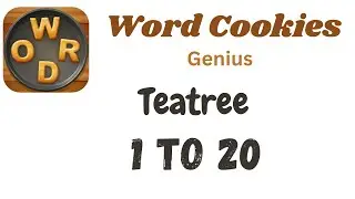 Word Cookies Teatree Answers [1 to 20 Levels] | Under Genius Category