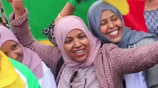 Ethiopians rally in London Marble Arch in support of Dr. Abiy Ahmed. 20 July 2018 Mehadere Zena P4