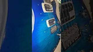 PRS SE Custom 24-08 Quilt Lake Blue Electric Guitar at Davis Guitar Music Centre Singapore
