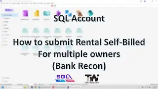 SQL Account - How to Key in Self-billed Rental for Multiple Owners