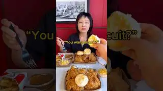 You want biscuit? #food #eating #chicken
