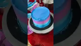 How to make eggless mixed fruit crush cake🎂|shorts|ombre effect cake|vanilla premix |bakery style|