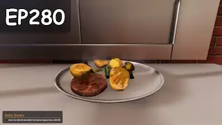 Cooking Simulator EP280: [5-Stars] Cowboy Steak with Baked Potato and Broccoli