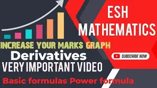 Power formula| Derivatives Of Sums And Differences| Basic formulas Of Derivatives| Esh Mathematics