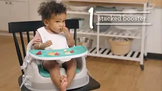 Grow-With-Me 4-in-1 Two-Can-Dine Deluxe Feeding Booster Seat