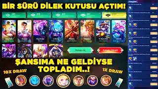 BİR S&Uuml;R&Uuml; HESAPTA DİLEK KUTUSU A&Ccedil;TIM WANWAN 11.11 DİLEK KUTUSUNDAN EN İYİ KOST&Uuml;MLERİ &Ccedil;IKARTMAYA &Ccedil;ALIŞ