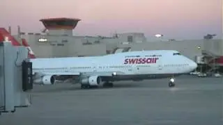 Swissair B747-300 At Atlanta Airport