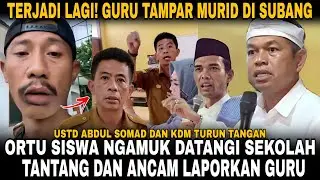 VIRAL !! HAMPIR ADU JOTOS RIBUT GURU DENGAN ORTU SISWA DI JABAR GARA&sup2; TAMPAR MURID NAKAL!! KDM BERTI