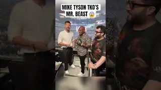 Mike Tyson drops Mr. Beast with  Fake Body Shot 😱 😳🥊