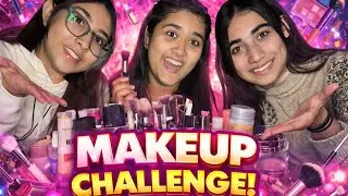 Makeup challenge 💋 with my friends || funny video  #minivlog  #friendship  #funny  #makeup  #indian 