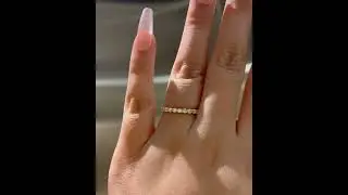 Louily Elegant Round Cut Eternity Wedding Band In Sterling Silver
